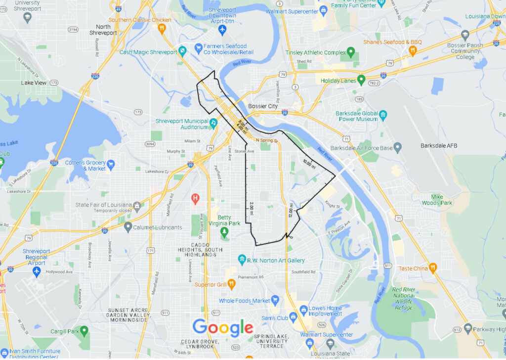 Mardi Gras slow roll map